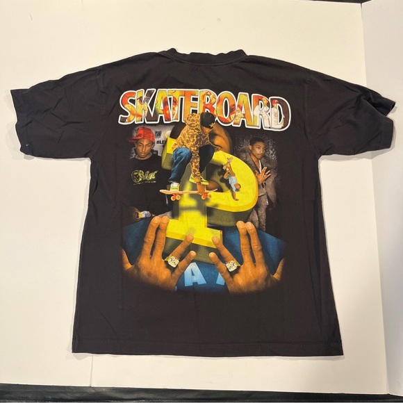 Rare MARINO MORWOOD Pharrell Williams Clipse Skateboard Rap Album T-Shirt Size M - Picture 3 of 4